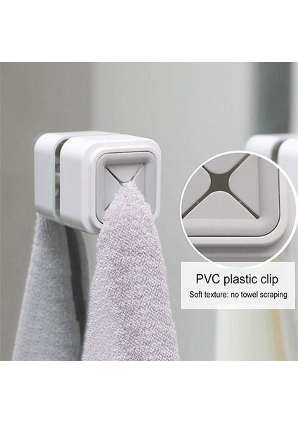 Temizle Yaratıcı Yumruksuz Havlu Askısı Mutfak Malzemeleri Bez Fiş Ev Plastik Bulaşık Havlusu Temizlenmiş Yapışkanlı Bez Bulaşık Bezi Kanca Askı (Yurt Dışından) fırsatları