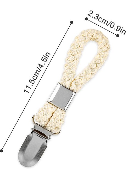 4 Adet 2/4 Adet Örgülü Pamuk Döngü Asılı Klip Metal Kelepçe ile Ev Taşınabilir Elbise Askısı Havlu Klipsi Banyo Mutfak Aksesuarları (Yurt Dışından) indirimleri