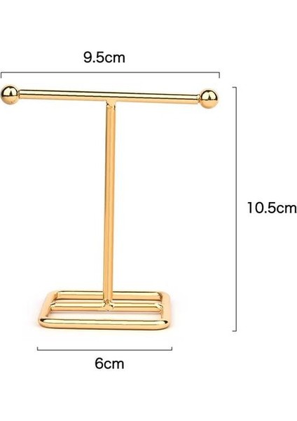 Style7 Yüksek Kaliteli Takı Organizatör Raf Metal Küpe Depolama Rafı Dıy Takı Organizatör Tutucu Kolye Kolye Ekran Standı (Yurt Dışından)