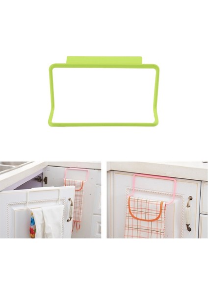 2 Adet Yeşil Plastik Asılı Tutucu Havlu Askısı Çok Fonksiyonlu Dolap Dolap Kapı Arka Mutfak Aksesuarları Ev Depolama Banyo Mobilyaları (Yurt Dışından) fiyatları