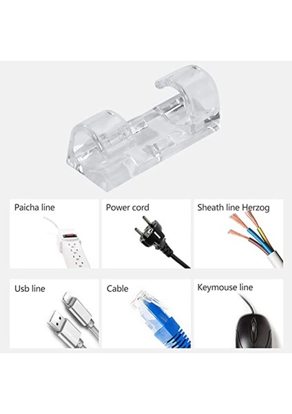 Büyük Beyaz 16/20 Adet Kablo Klipsi Organizatör Bırakma Teli Tutucu Kablo Yönetimi Kendinden Yapışkanlı Kablo Yöneticisi Sabit Kelepçe Tel Sarıcı (Yurt Dışından) modelleri