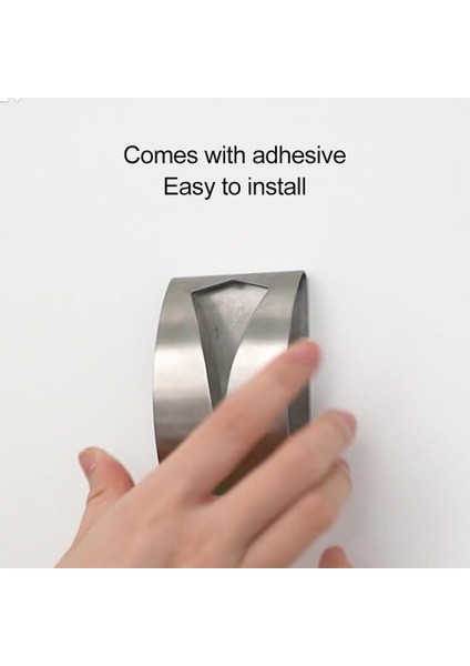 C Yapışkanlı Havlu Kanca Tutucu Kapmak Paslanmaz Çelik Mutfak Bulaşık Havlusu Kanca Duvara Montaj Olmayan Sondaj Banyo Tutucu (Yurt Dışından) fırsatları