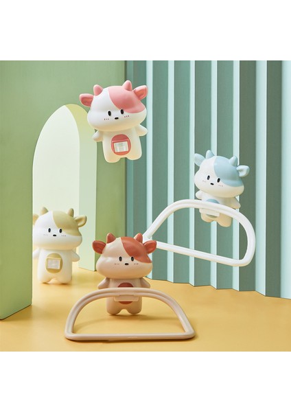 Mavi Maverick Tuvalet Duvara Monte Havlu Askısı Delmeden Sevimli Karikatür Inek Şekli Havlu Askısı Çocuk Sıcak (Yurt Dışından) fırsatları