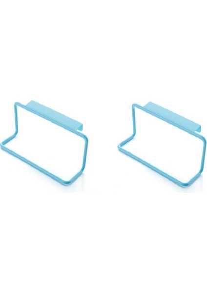 2 Adet Mavi Plastik Asılı Tutucu Havlu Askısı Çok Fonksiyonlu Dolap Dolap Kapı Arka Mutfak Aksesuarları Ev Depolama Banyo Mobilyaları (Yurt Dışından)