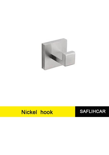 Nikel Kanca Fırçalanmış Nikel 4 Parçalı Banyo Havlu Askısı Banyo Donanım Aksesuarları Seti Tomwel Bar Duvara Monte Banyo Havlu Askısı (Yurt Dışından)