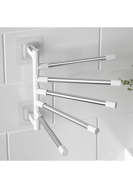 Üç Çubuk Banyo Havlu Askısı Dönebilen Havlu Tutucu Uzay Alüminyum 2/3/4/5-Bar Havlu Askısı Mutfak Rafı Kağıt Asılı Duvara Monte (Yurt Dışından) fırsatları