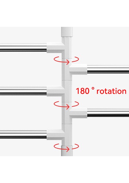 Üç Çubuk Banyo Havlu Askısı Dönebilen Havlu Tutucu Uzay Alüminyum 2/3/4/5-Bar Havlu Askısı Mutfak Rafı Kağıt Asılı Duvara Monte (Yurt Dışından) indirimleri