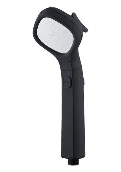 Siyah Yüksek Basınçlı Duş Başlığı Su Tasarrufu El Duş Püskürtücü Evrensel Arayüz 4 Modu Duş Spreyi Banyo Malzemeleri (Yurt Dışından)