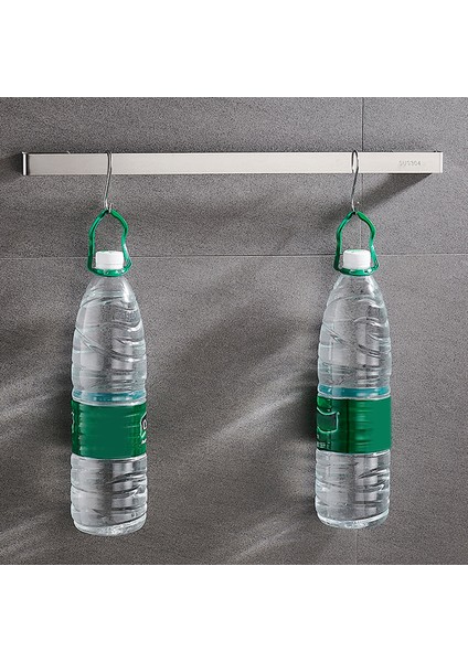 Siyah 50 cm 1 Parça Paslanmaz Çelik Duvara Monte Banyo Havlu Askısı Mutfak Tuvalet Çeşitli Eşyalar Terlik Depolama Raf Ev Gereçleri (Yurt Dışından)