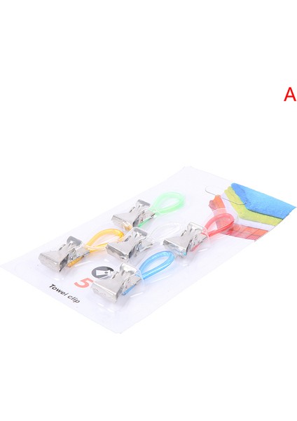 Bir Mandal Ev 5 Kurulama Bezi Asılı Klipler Kancalar Üzerinde Klip Döngüler El Havlusu Askıları Asılı Elbise Mandalları Mutfak Banyo Organizatör (Yurt Dışından)