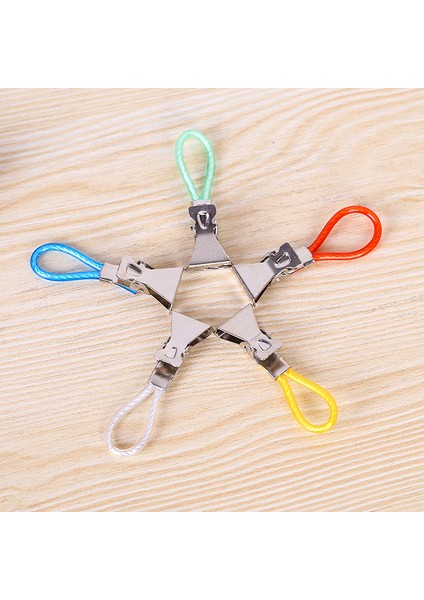 Bir Mandal Ev 5 Kurulama Bezi Asılı Klipler Kancalar Üzerinde Klip Döngüler El Havlusu Askıları Asılı Elbise Mandalları Mutfak Banyo Organizatör (Yurt Dışından) fırsatları