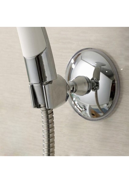 Açık Gri 50 Ayarlanabilir Güçlü Vantuz Duş Başlığı Tutucu Braket Standı 360° Dönebilen (Yurt Dışından) modelleri