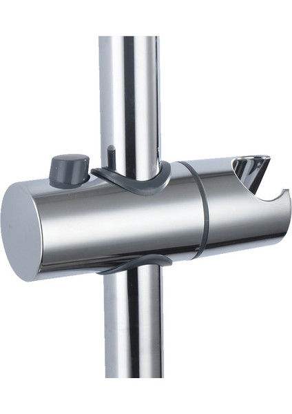 Gümüş 22MM Evrensel 18-25MM Duş Başlığı Tutucu Abs Plastik Duş Slayt Raylı Bar Tutucu Rotasyon Ayarlanabilir Kelepçe Banyo Aksesuarları (Yurt Dışından) modelleri