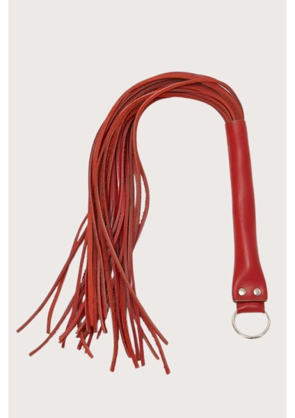 Aria's Closet Deri Harness Kırmızı Kırbaç