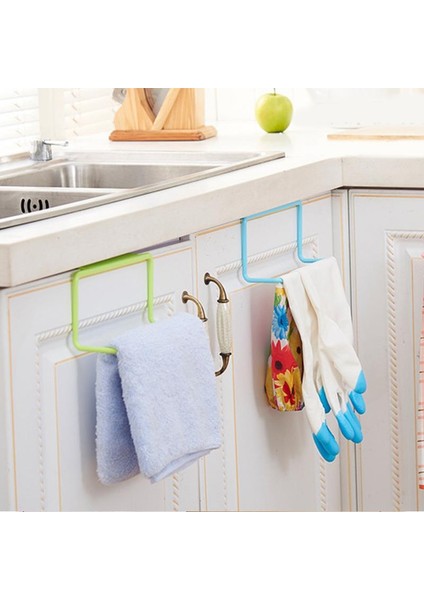 Beyaz Plastik Havluluk Mutfak Düzenleyici Havlu Askısı Asılı Tutucu Organizatör Çok Fonksiyonlu Banyo Kapısı Arka Depolama Aksesuarları (Yurt Dışından) modelleri