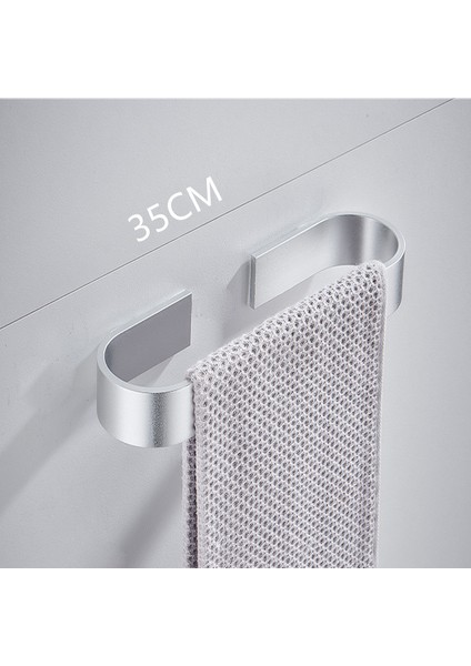 ŞERIT25 0044SPACE Alüminyum Havlu Çubuğu Banyo Alüminyum Tek Çubuk Yumruksuz Havlu Askısı Terlik Duvara Monte Raflar Banyohavlu Çubuğu (Yurt Dışından) fırsatları