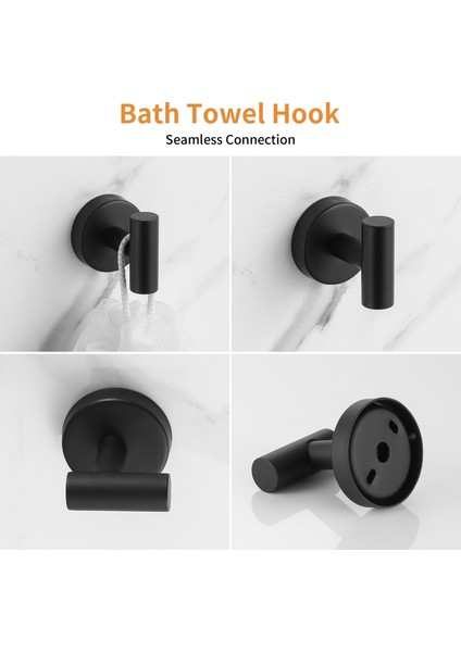 Sarı 50 Hiçbir Sondaj Havlu Askısı Banyo Donanım Seti Havlu Çubuğu Kağıt Tutucu Havlu Halkası Paslanmaz Çelik Banyo Aksesuarları Seti (Yurt Dışından) fırsatları