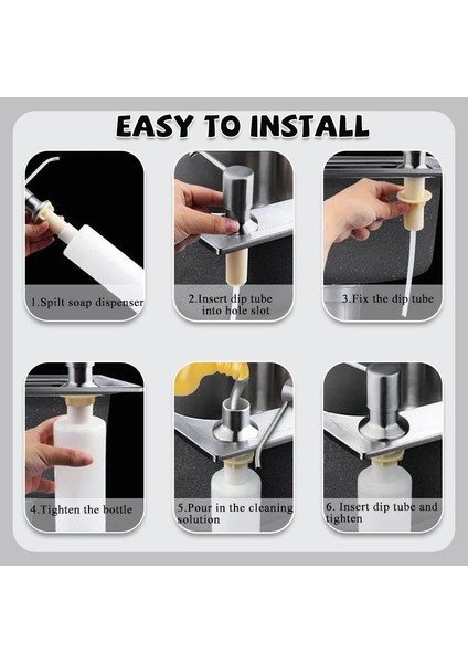 SET1-350ML-BLACK 350/500ML Mutfak Sıvı Sabunluk Pompaları Mutfak Banyo Sabunluk Lavabo Sabun Şişesi Mutfak Aracı Şişe Aksesuarları (Yurt Dışından) fırsatları