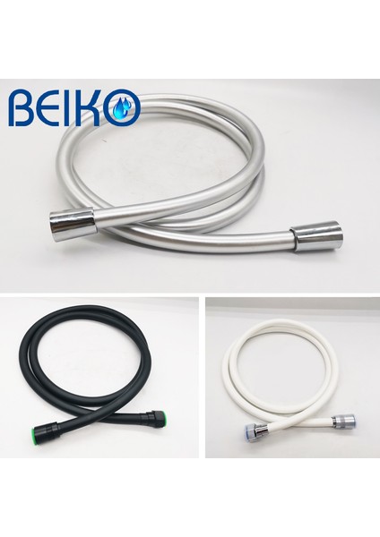 Gümüş 1.5m 50 Beyaz Siyah Gümüş Yüksek Basınçlı Pvc El Duş Hortumu 1.5m Gı/2 Evrensel Arayüz Esnek Anti Sarma Banyo Aksesuarları (Yurt Dışından) fiyatları