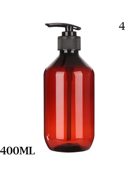 400 ml 100 ML-500 ml Kahverengi Şeffaf El Temizleyici Şişe Sıvı Sabun Şanti Mus Noktaları Şişeleme Şampuan Losyon Duş Jeli Şişeleri (Yurt Dışından)