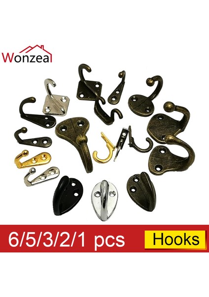 A2822B 6 Adet Antika Kanca Küçük Duvar Askı Toka Boynuz Kilit Toka Çile Mandalı Ahşap Mücevher Kutusu Mobilya Parçaları Donanım (Yurt Dışından) fiyatları