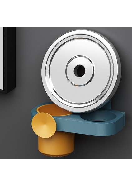 Sarı Mavi Punch Saç Kurutma Makinesi Tutucu Narin Plastik Çok Amaçlı Yapışkan Saç Kurutma Makinesi Tutucu Banyo Malzemeleri (Yurt Dışından) modelleri