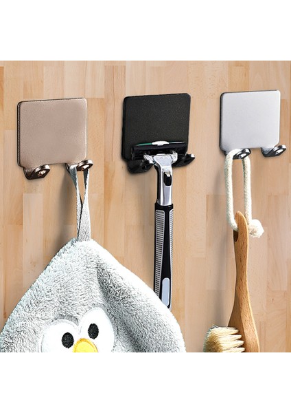 2 Rose Glod 1/2/3 Adet Jilet Tutucu Raf Banyo Aksesuarı Erkek Tıraş Makinesi Banyo Raf Duş Sondaj Olmadan Raflar Jilet Raf Duvar (Yurt Dışından)