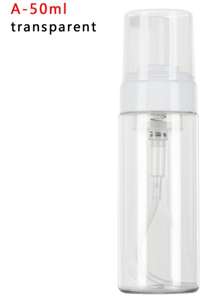 TRANSPARENT-50ML 100ML-500ML Kahverengi Şeffaf El Temizleyici Şişe Sıvı Sabun Şanti Köpük Noktaları Şişeleme Şampuan Losyon Duş Jeli Şişeleri (Yurt Dışından)