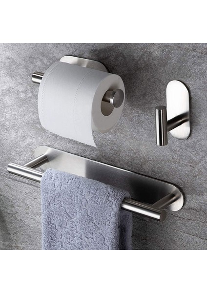 14 Altın Lüks Duvara Monte Tuvalet Havlu Tutucu Yapışkanlı Mutfak Rulo Kağıt Standı Asılı Peçete Rafı Ev Banyo Aksesuarları (Yurt Dışından)