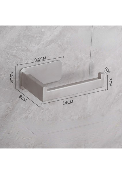 Stil 1 Paslanmaz Çelik Tuvalet Kağıtlığı Kendinden Yapışkanlı Banyo Kağıt Mendil Tutucu Siyah Kaplama Kolay Kurulum Vidasız (Yurt Dışından) modelleri