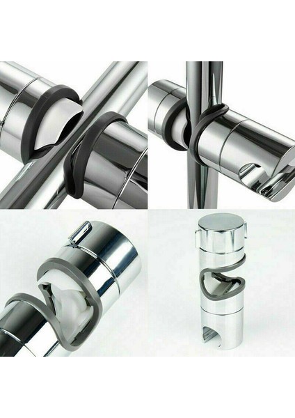 Turuncu 1 Adet Duş Aparatı Duş Rayı Tutucu 20 ~ 25MM Abs Krom Duş Başlığı Tutucu Ayarlanabilir Banyo Aksesuarları Evrensel (Yurt Dışından) indirimleri