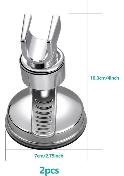 1 Adet Duş Tutucu Vantuz Tutucu 360° Ayarlanabilir Duş Başlığı Tutucu Kaplama Duş Rayı Kafa Tutucu Banyo Duvar Montaj Braketi (Yurt Dışından) modelleri