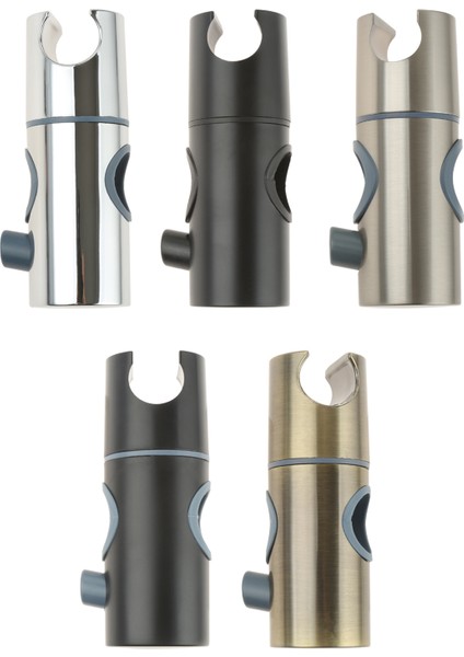 Antik Bronz Duş Başlığı Tutucu Plastik Ayarlanabilir Banyo Duş Rayı Başkanları Standı Banyo Bar Braketi Asılı Silindirik Kelepçe Siyah Gümüş (Yurt Dışından) fiyatları