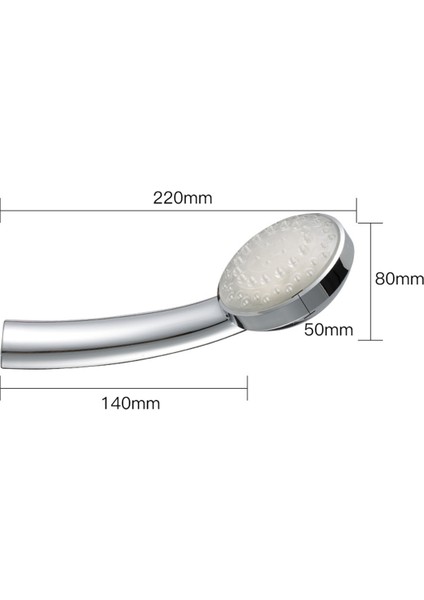 B LED Yok 7 Renkli LED Duş Başlığı Yok LED Yağış Değişen Duş Başlığı Basıncı Otomatik Şelale Duş Tek Banyo Duş Başlığı (Yurt Dışından) modelleri