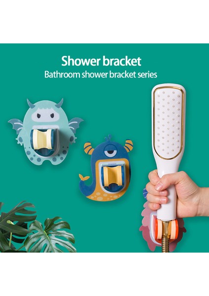 C02 Diğer Kendinden Yapışkanlı Duş Başlığı Braketi Evrensel Duvara Monte Ayarlanabilir El Duşu Tutucu Karikatür Duş Başlığı Tabanı Kararlı Dönüş (Yurt Dışından) indirimleri