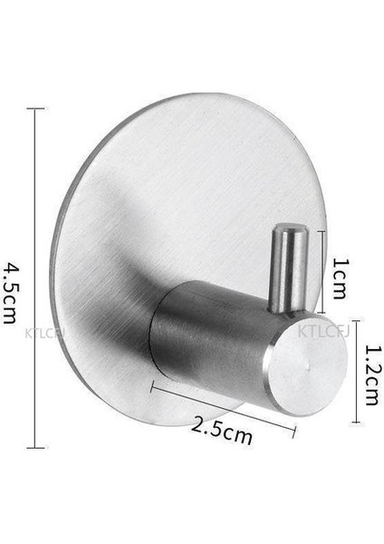 Sliver-1-Y-X Kendinden Yapışkanlı Banyo Kancaları Bornoz Havlu Askısı 304 Paslanmaz Çelik Kanca Banyo Askıları Duş Kanca Banyo Aksesuarları (Yurt Dışından)