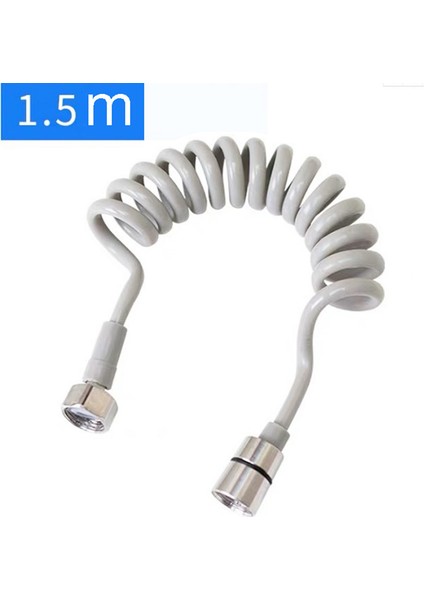 Duş Hortumu2 Teleskopik Yaylı Duş Hortumu Borusu 1.5 M Küçük Filtre Lavabo Musluk Harici Duş Başlığı Banyo Şampuan Cihazı (Yurt Dışından) fiyatları