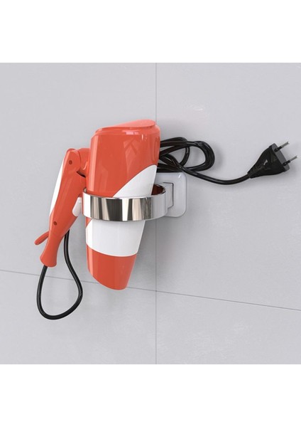 Siyah Yumruksuz Saç Kurutma Makinesi Depolama Rafı Duvara Monte Saç Kurutma Makinesi Tutucu Stand Rafı Ev Banyo Soyunma Odası Için Hiçbir Matkap Organizatör (Yurt Dışından) modelleri