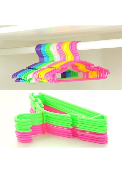 Pembe 10 Adet Plastik Taşınabilir Elbise Askısı Kaymaz Elbise Askısı Etek Çocuk Elbise Standı Renkli Elbise Askısı Bebek Çocuk (Yurt Dışından) fiyatları