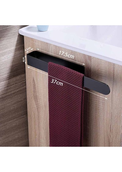 Fırçalanmış 23CM 1 Adet Delikli Banyo Havlu Askısı 304 Paslanmaz Çelik Fırçalanmış/siyah 23/37CM Tuvalet Banyo Havlusu Depolama Kolye (Yurt Dışından) modelleri