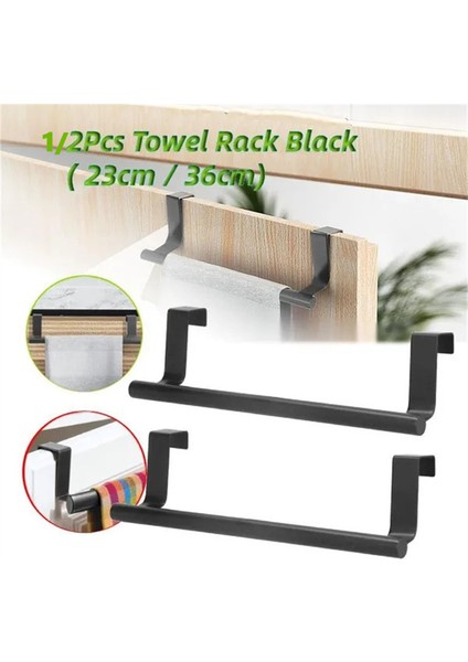 1 Adet Gümüş 36CM Mutfak Havlusu Tutucu Dolap Üstü Havlu Demiri Kapı Üstü Çay Havlu Tutucu Havlu Askısı Mutfak ve Banyo Dolapları (Yurt Dışından)