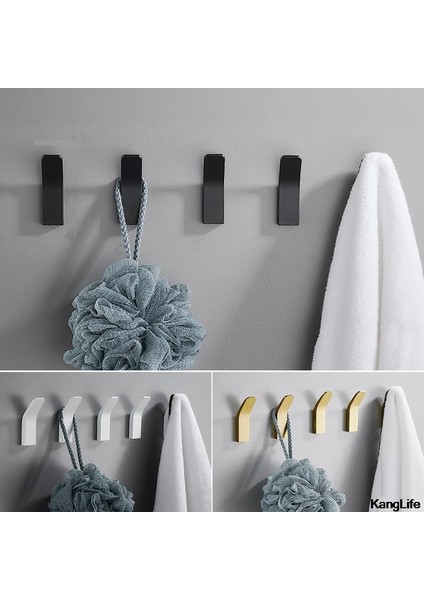 Siyah Tek Depolama Kanca Duvar Siyah Paslanmaz Çelik Askı Tığ Havlu Kanca Asılı Tutucu Ev Banyo Aksesuarları (Yurt Dışından) fiyatları