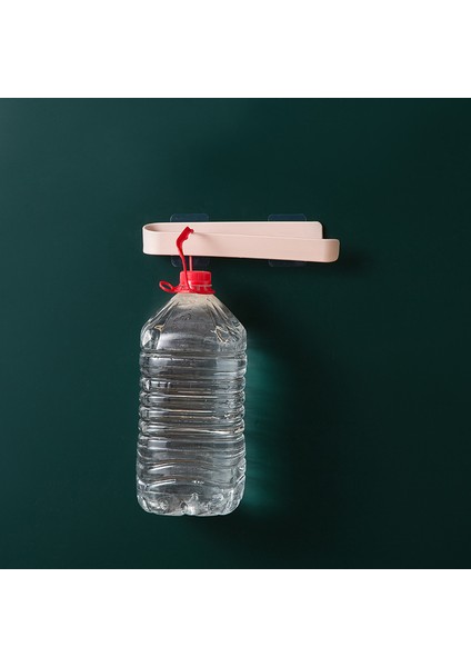 Beyaz Havlu Askısı Duvara Monte Punch- Çok Fonksiyonlu Banyo Havlusu Depolama Rafı Yer Kaplamaz Banyo Aksesuarları (Yurt Dışından)