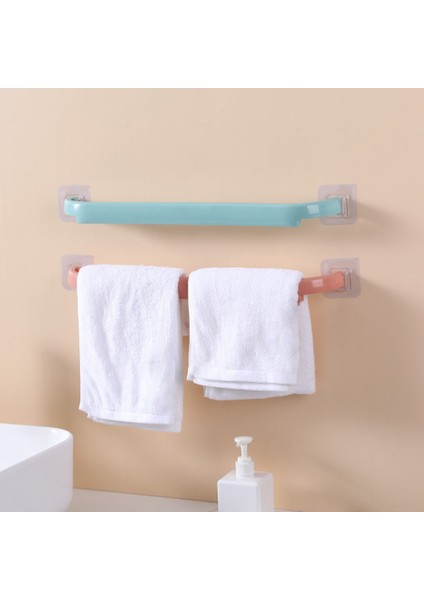 Pembe Kendinden Yapışkanlı Duvara Monte Banyo Havlu Çubuğu Raf Raf Tutucu Tuvalet Rulo Kağıt Asılı Askı Banyo Aksesuarları (Yurt Dışından) fiyatları