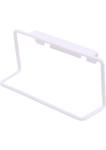 Beyaz 1 Adet Plastik Asılı Tutucu Çok Fonksiyonlu Havlu Askısı Dolap Dolap Kapı Arka Ev Depolama Organizatör Mutfak Aksesuarları (Yurt Dışından)