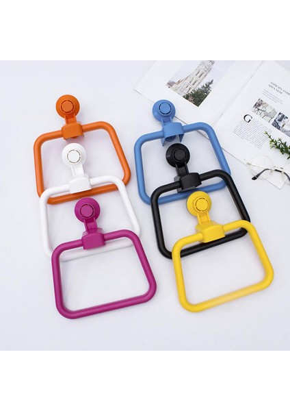 Güçlü Emiş Tabanlı Havlu Halkası ile Beyaz Büyük El Havlusu Tutucu Çoklu Renkler Iyi Ağırlık Kapasitesi (Yurt Dışından) fırsatları