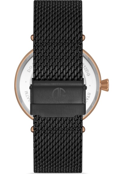 Davıd Guner Rose Siyah Kaplamalı Siyah Kadranlı Erkek Kol Saati DG-8284GC-R2 modelleri