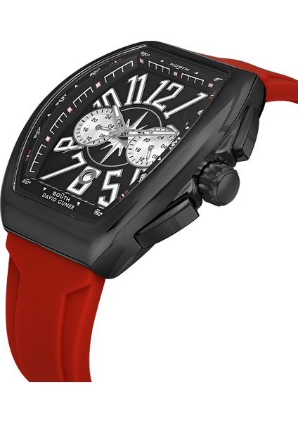 Davıd Guner Siyah Kaplamalı Siyah Kadranlı Erkek Kol Saati DG-8690GD-ZP8 modelleri