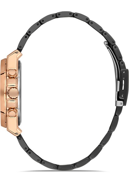 Davıd Guner Rose Siyah Kaplamalı Siyah Kadranlı Erkek Kol Saati DG-8307GA-R2 fiyatları