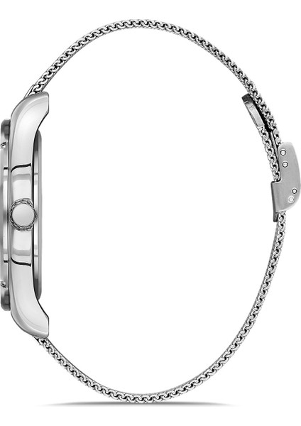 Davıd Guner Gümüş Kaplamalı Beyaz Kadranlı Erkek Kol Saati DG-8285GC-A1 fiyatları